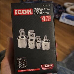 Icon professional socket adapter set